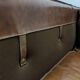 Roche Bobois 80s 2-seater leather sofa