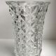 Faceted glass vase 60s