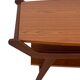 Vintage coffee table teak veneer 1960s design