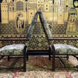 Paire de fauteuils de style Louis XIII