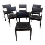 Suite de 6 chaises vintage