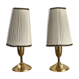 Pair of bedside lamps, 1960s