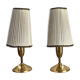 Pair of bedside lamps, 1960s