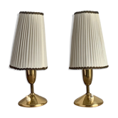Pair of bedside lamps, 1960s