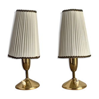 Pair of bedside lamps, 1960s