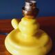 1950s ceramic lamp base in the shape of a hand candle holder