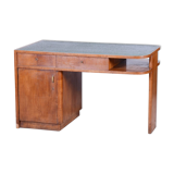 Restored ArtDeco Cherrytree Writing Desk, J. Halabala, UP Zavody, Czechia, 1930s