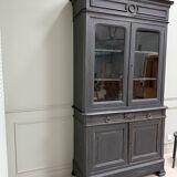 Louis-Philippe style black patina sideboard (restored)