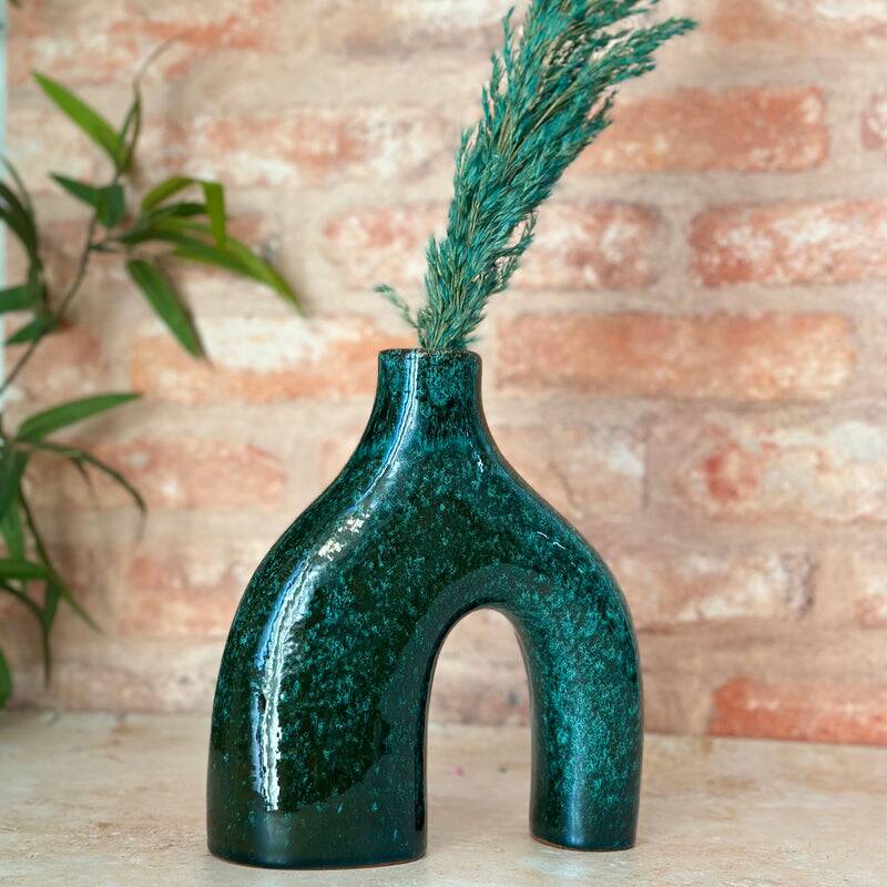 Handmade ceramic vase