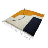 Handmade natural Berber rug 3x2 m