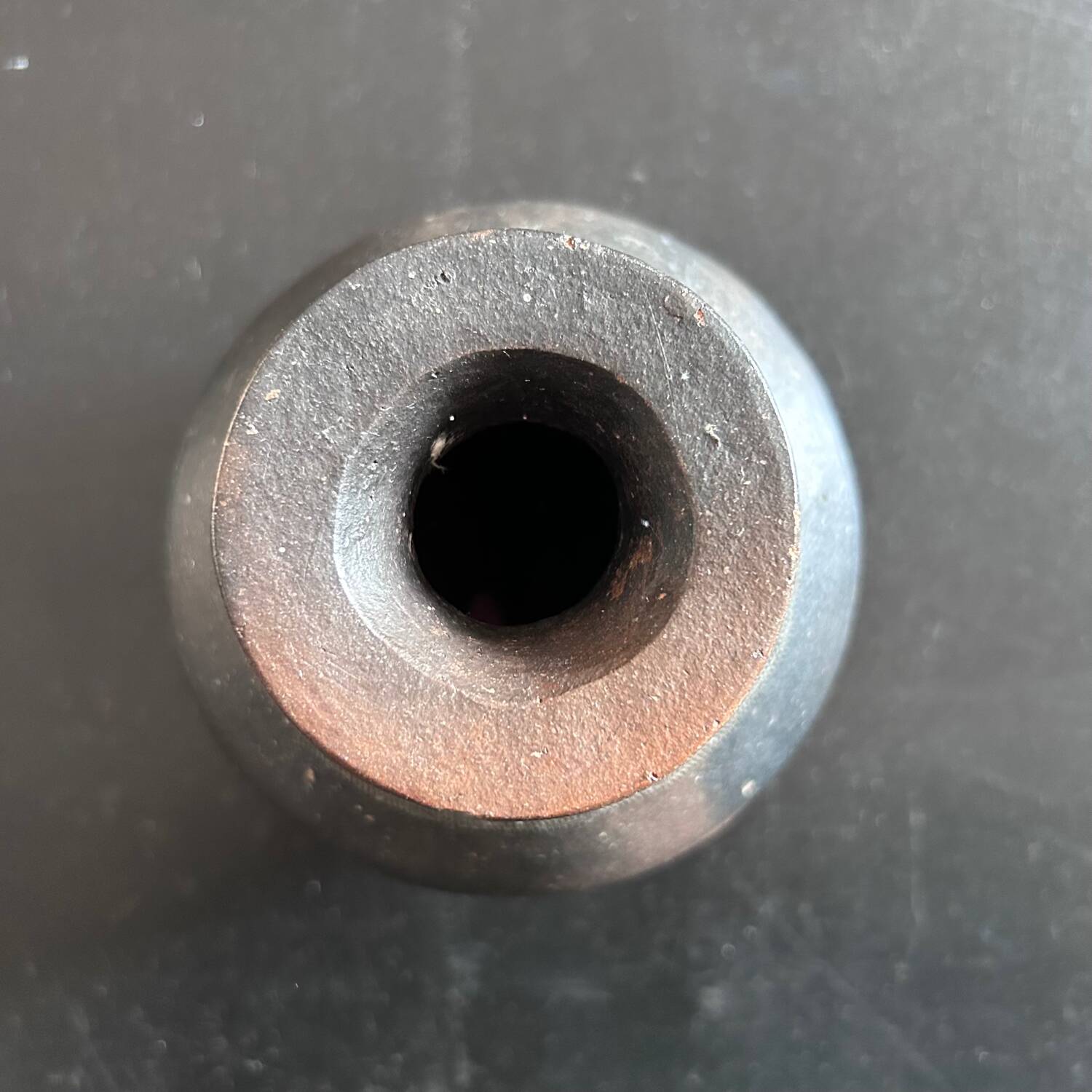 African black clay vase