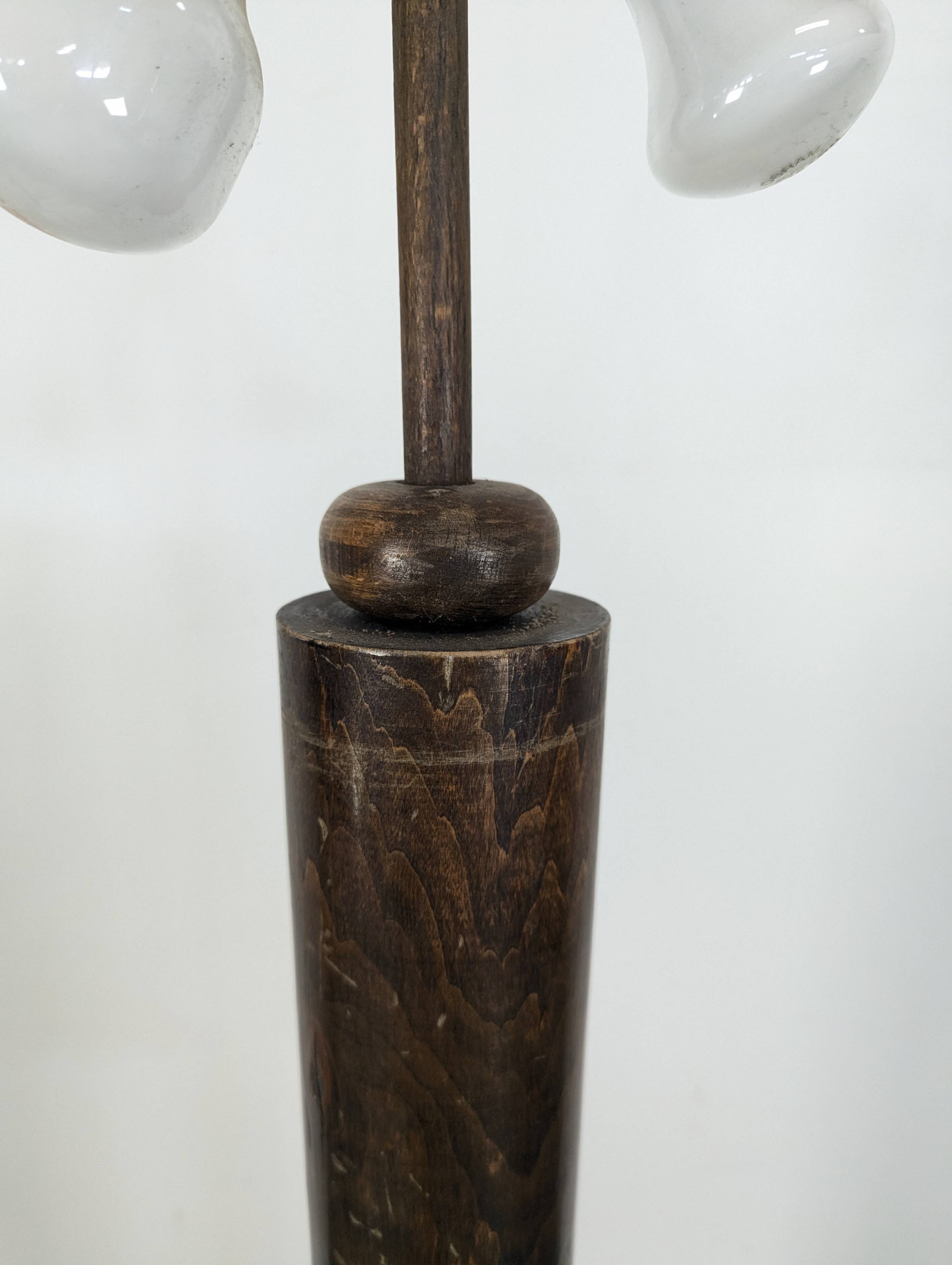 Brutalist floor lamp in the spirit of Dudouyt.