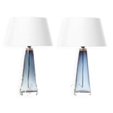 Paire de lampes à poser en cristral Model RD 1566