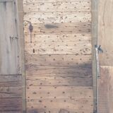 18th century studded chestnut door