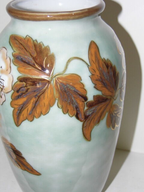 Limoges porcelain vase, signed Camille Tharaud