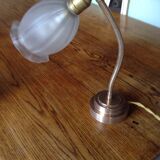Bronze lamp, adjustable, early 20th century