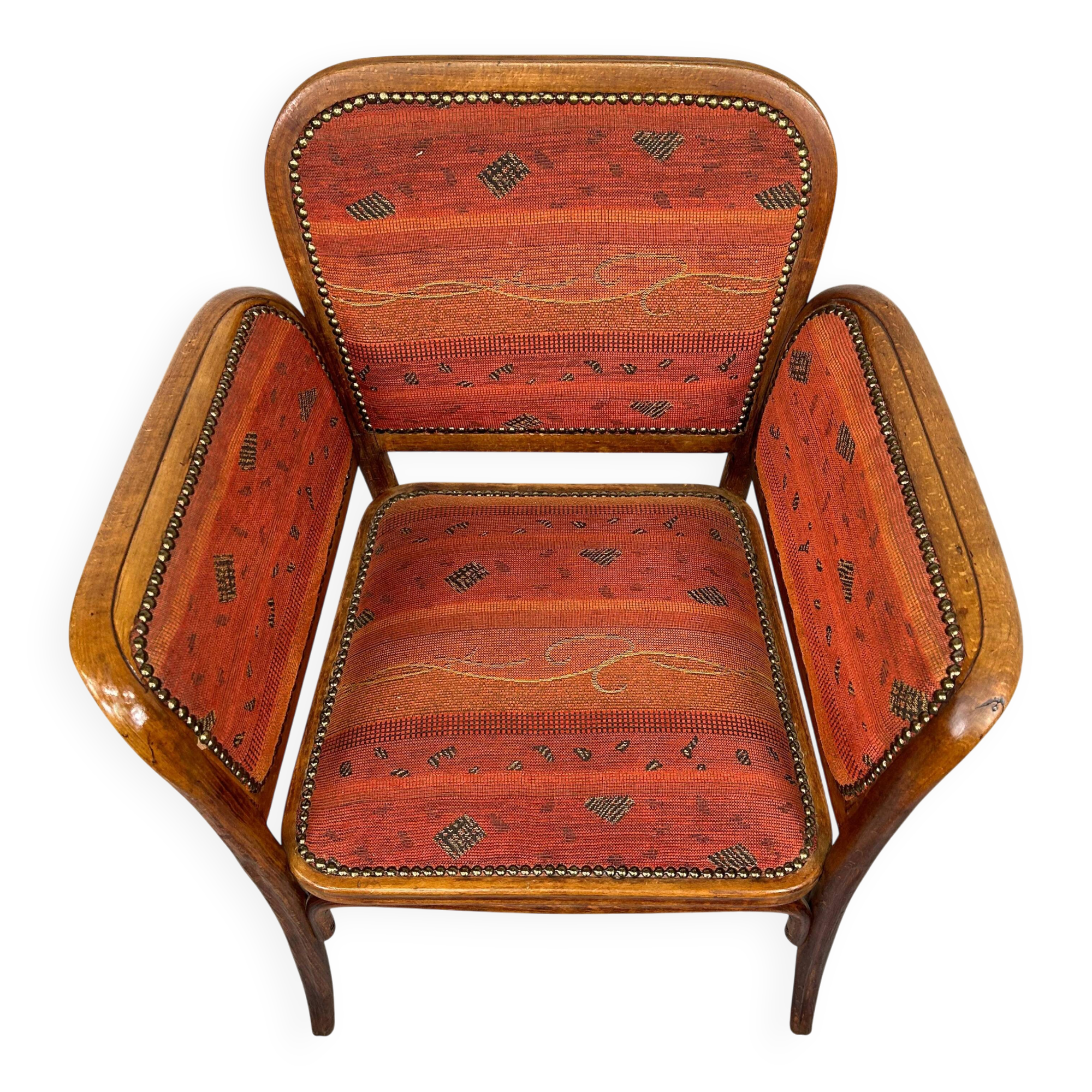 Secession office chair attributed to Marcel Kammerer for Thonet.