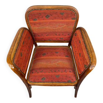 Secession office chair attributed to Marcel Kammerer for Thonet.