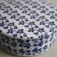 White and blue porcelain jewelry box