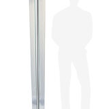 Halogen floor lamp glass and metal. 1980