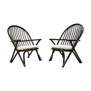 Set de 2 fauteuils en