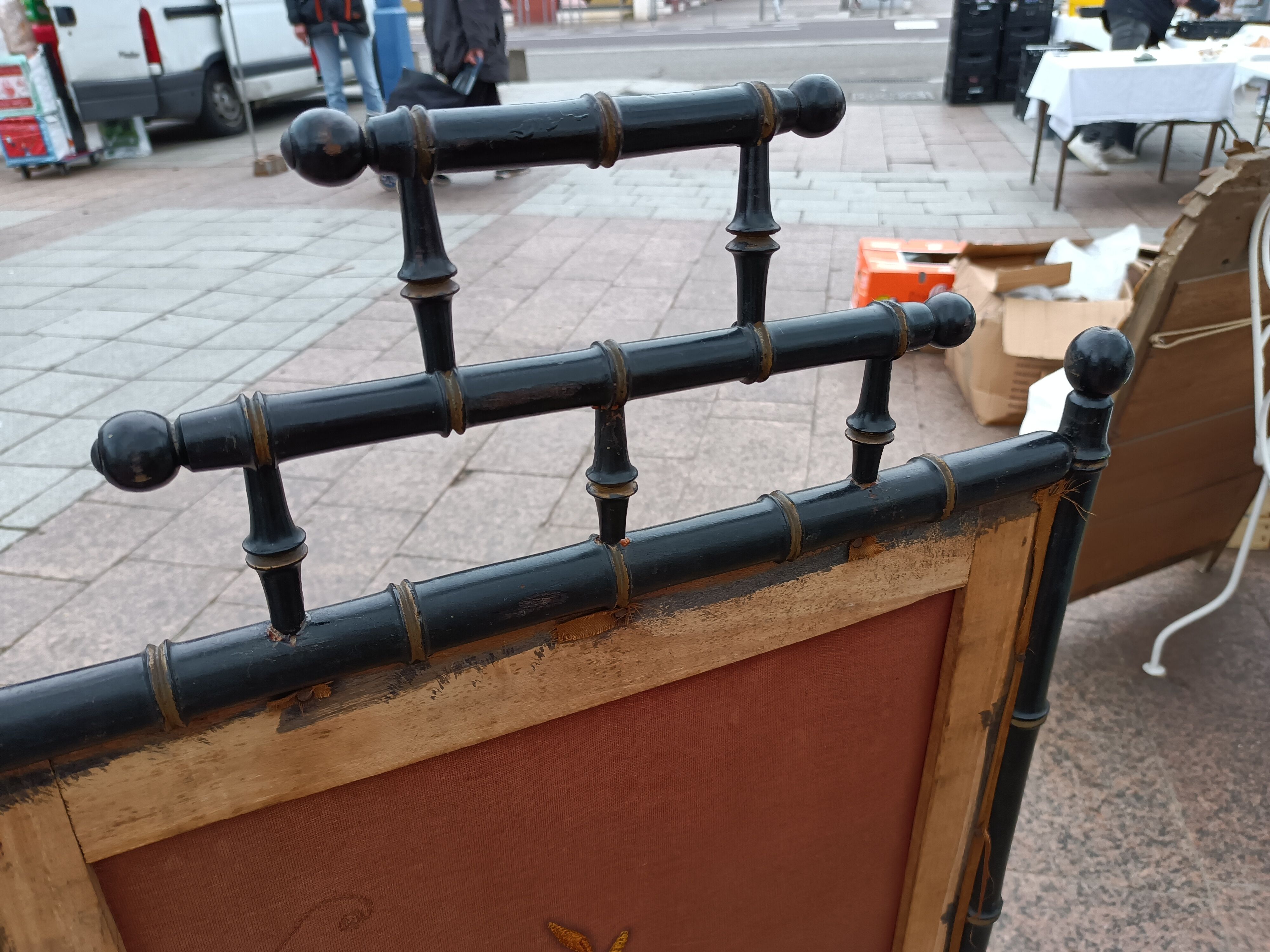 Old blackened wood Napoleon III era