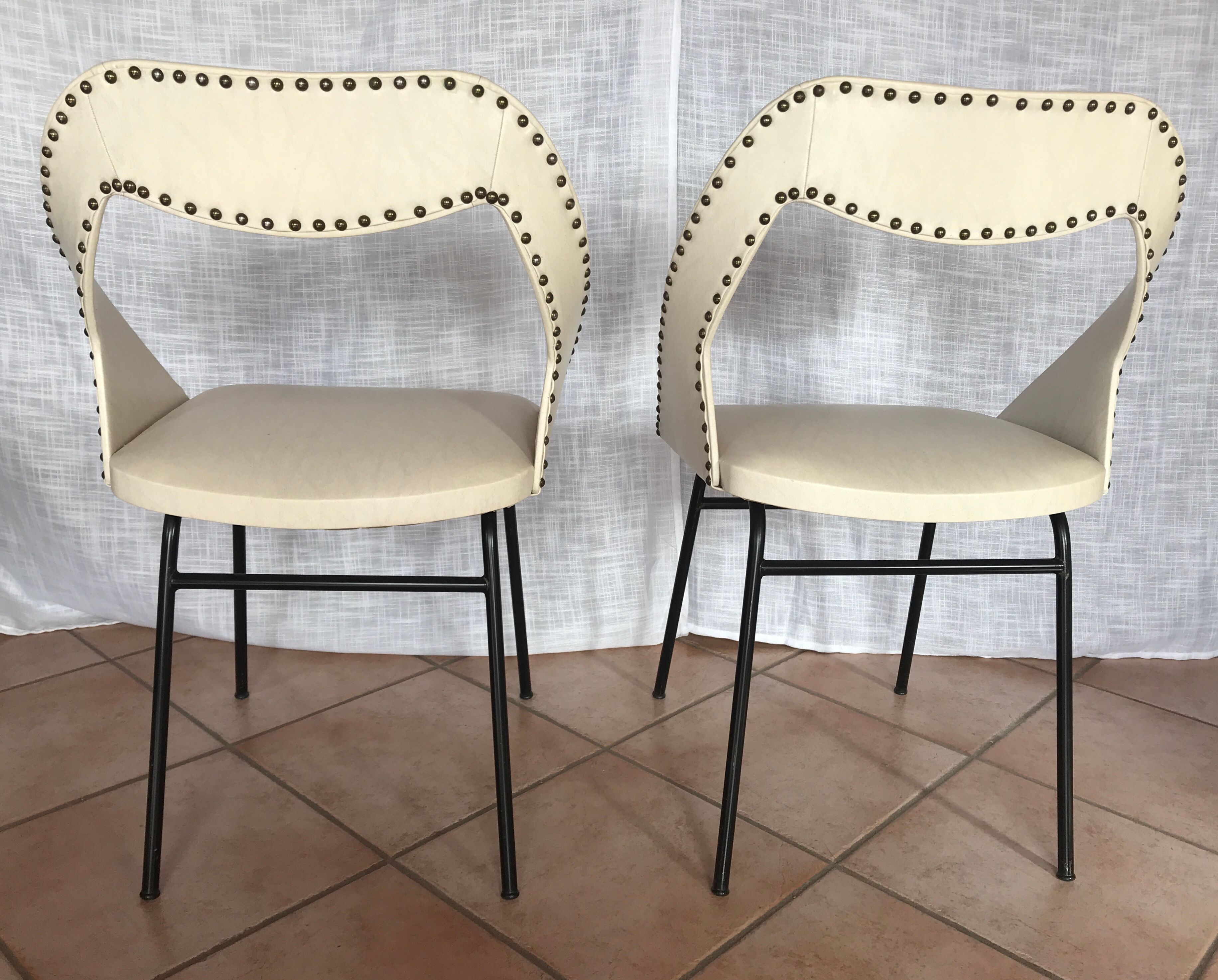 Pair of Louis Paolozzi chairs for Zol 50s