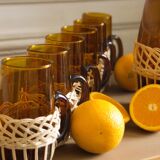 Rattan orangeade service