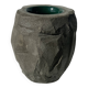Vase / Grand pot en béton sculpté