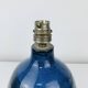 Vintage blue ceramic lamp, 1960s