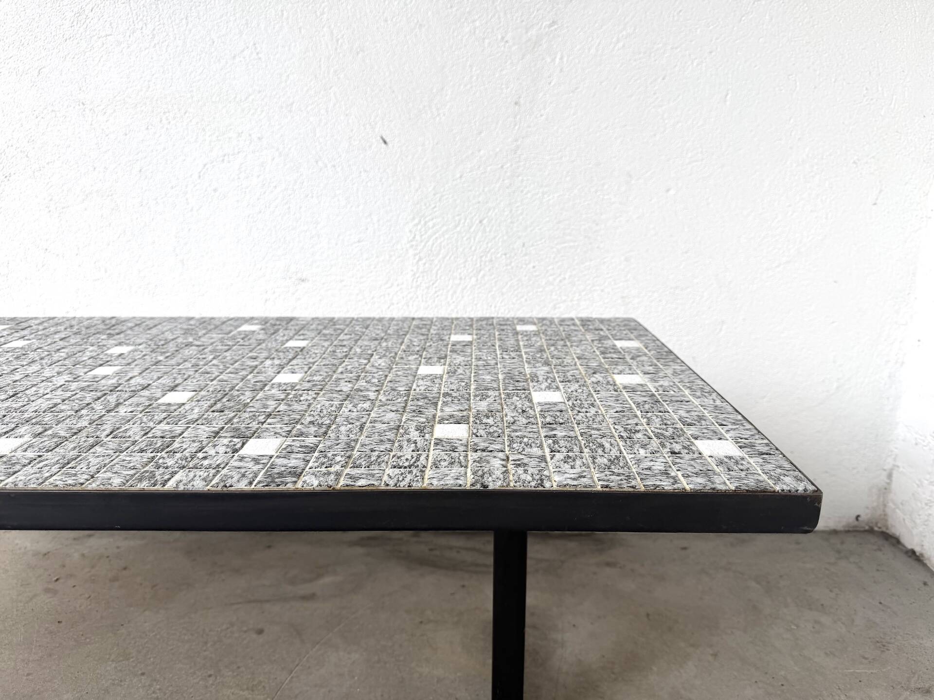 Modernist coffee table with ceramic mosaic, Lilienthal, 1960s.