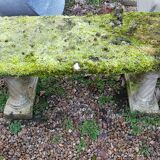 Reconstructed stone bench