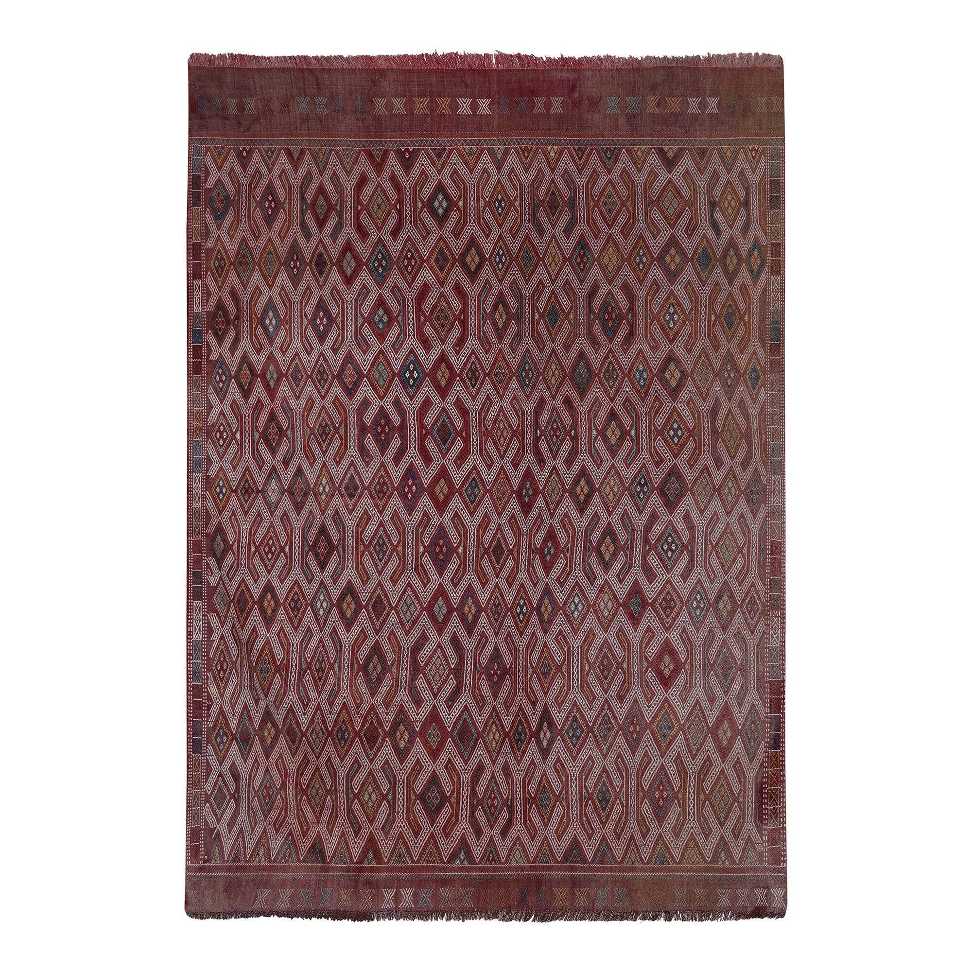 Vintage Turkish kilim handwoven 180x250 cm