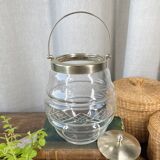 Chiseled glass cookie bucket