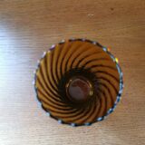 6 large vintage tube glasses