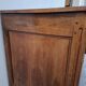 Louis XV style commode in solid walnut, 19th century rustic.