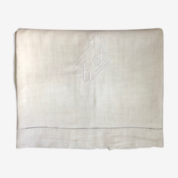 Drap monogramme lj