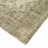 Hand-knotted unique turkish beige rug 200 cm x 300 cm