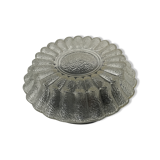 Ceiling round glass transparent vintage