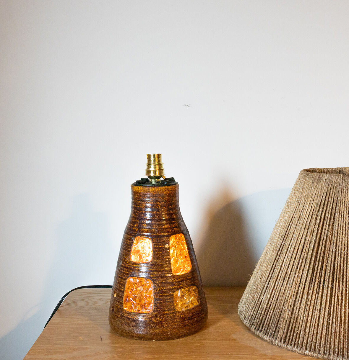 Ceramic and resin lamp 1960