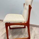 Set of 4 Scandinavian teak chairs by Vamdrup Stolefabrik