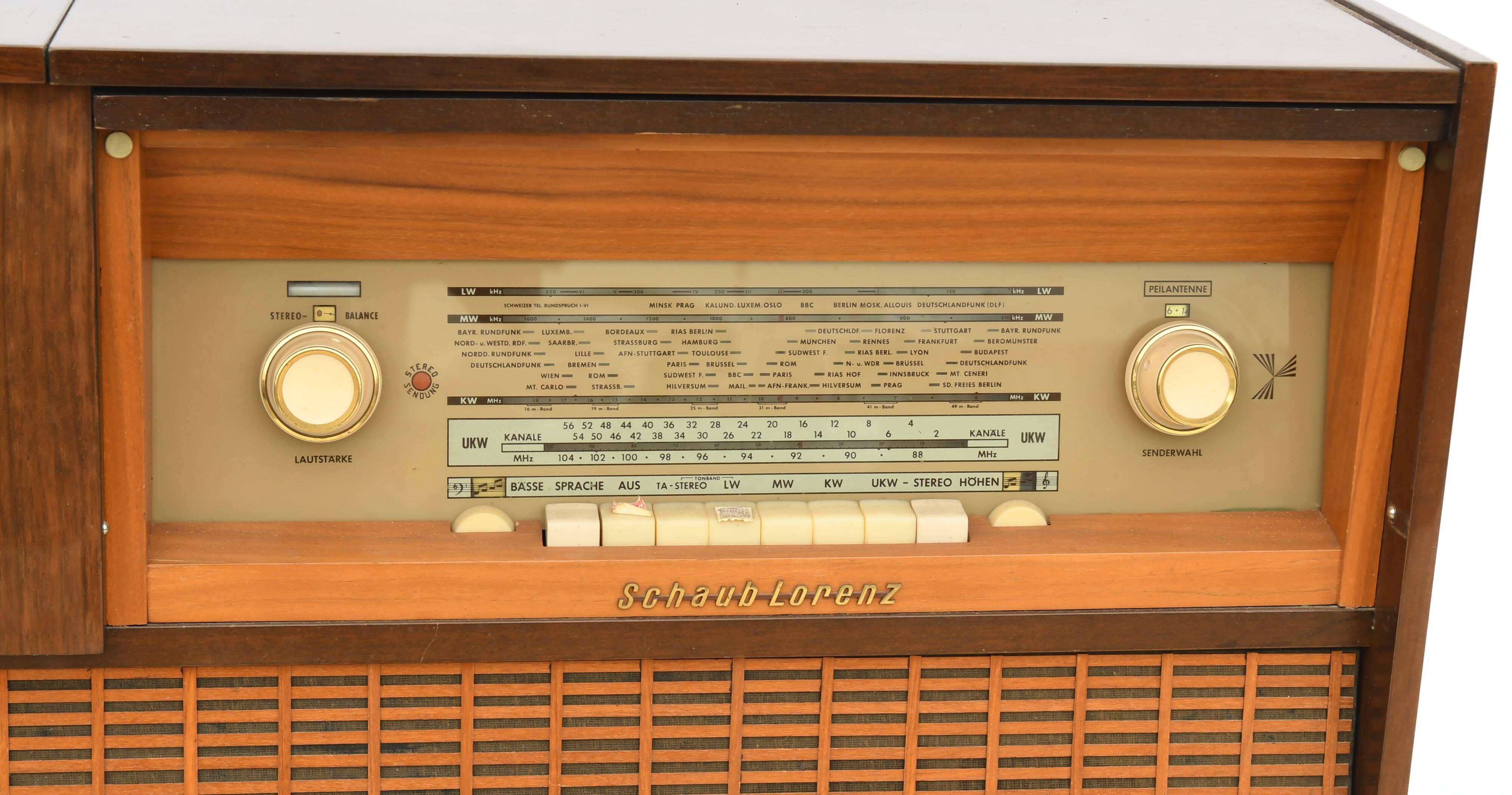 Vintage radio cabinet