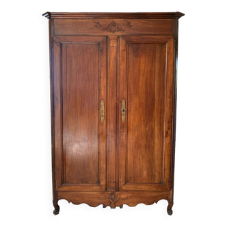 Large carved wooden wardrobe