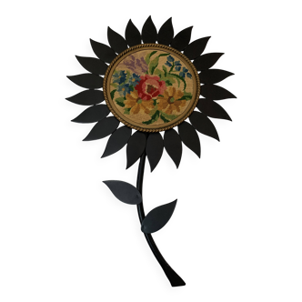 flower Chaty Vallauris years 50 60 diameter 25cm
