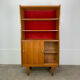1950s vintage oak bookshelf.