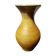 Vase ancien grès marron beige décor ciselé col corolle déco vintage