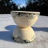 Set of Two Egg Cups in Old Earthenware