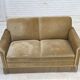1970s, Danish 2-seater sofa, green furniture velour.