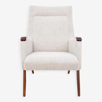 Beige armchair, Danish design, 1960s