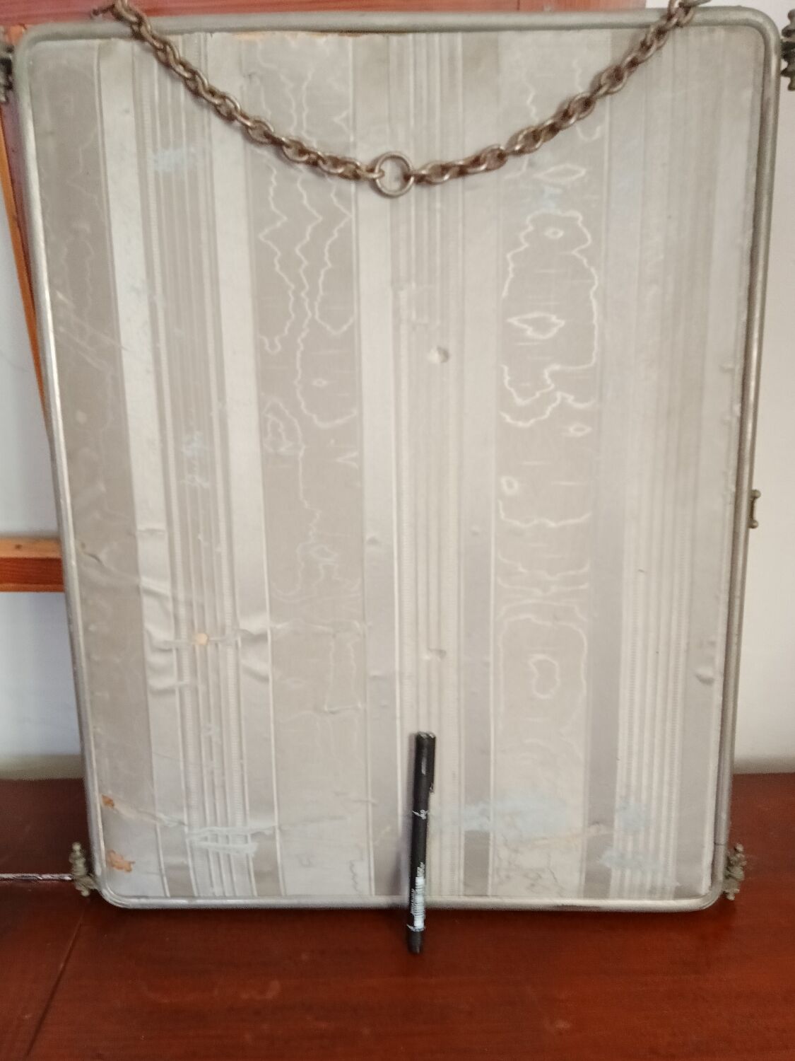 King size triptych barber mirror